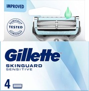 Gillette 4Kpl Skinguard Sensitive Terä (7702018487639)