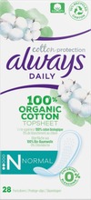 Always Dailies Cotton Protection Normal 28Kpl Pikkuhousunsuoja (8001841388724)