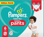 Pampers 66Kpl Baby Dry Pants S6 15+ Kg Housuvaippa (8001841516523)