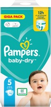 Pampers 112Kpl Babydry S5 9-14Kg Vaippa (8001841768823)