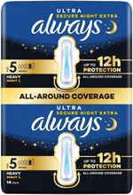 Always Ultra Secure Night Extra S5 With Wings Terveysside (8001841930657)