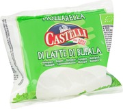 Castelli 125G Luomu Buffalo Mozzarella (8001868009251)
