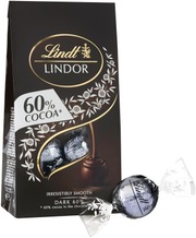 Lindt Lindor 60% Tumma Täytesuklaakuula 137G (8003340098012)