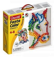 Quercetti Fanta Color Modular 2 Alustaa & 300 Nuppihelmeä (8007905008515)