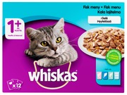 Whiskas 1+ Kalalajitelma Hyytelössä 12X100g (8410136004421)