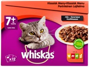 Whiskas 7+ Perinteinen Lajitelma Kastikkeessa 12X100g (8410136004773)