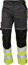 Cerva Knoxfield Hi-Vis Työhousut Tummanharmaa/Keltainen (8591806225015)