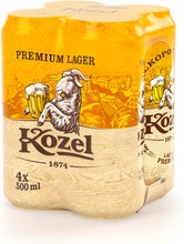 Velkopopovicky Kozel Premium 4,6% 50Cl Tlk 4-Pack (8594404006369)