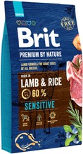 Brit Premium By Nature Sensitive Lammas Herkkä Vatsaisille Koirille 8Kg