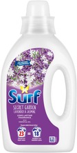 Surf Pyykinpesuneste Secret Garden Lavender & Jasmine 920 Ml (8710447329696)