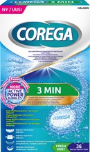 Corega Tabs 3Min Hammasproteesin Puhdistustabletti 36Kpl (8710464120276)