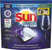 Sun Konetiskikapseli All-In-1 Optimum Regular 22 Kpl (8710522923788)