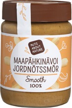 Nuts About Nature 340G Maapähkinävoi Smooth 100% (8710532452582)