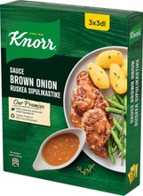 Knorr Kastikeaines Ruskea Sipulikastike 3X40g