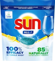 Sun Konetiskitabletti All-In-1 Lemon 18 Tab (8710847911514)