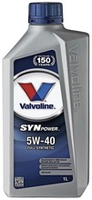 Valvoline Synpower 5W-40 Moottoriöljy 1L (8710941021911)