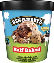 Ben & Jerry's Jäätelöpakkaus Half Baked 465Ml/406G
