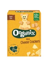 Organix Mini Cheese Crackers 80G , Juustonmakuiset Luomukeksit Alkaen 12Kk (8713500012405)