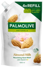 Palmolive Naturals Milk & Almond Nestesaippua Täyttöpussi 1000Ml (8714789991993)