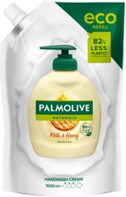 Palmolive Naturals Milk & Honey Nestesaippua Täyttöpussi 1000Ml (8714789992013)