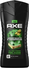 Axe Suihkusaippua Green Mojito & Cedarwood 250 Ml (8717163947708)
