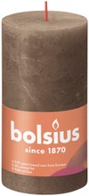Bolsius Rustiikkikynttilä 68X130 Suede Brown 27 (8717847142955)