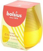 Bolsius Patio Candle 94/91 True Citronella Yellow