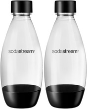 Sodastream Fuse -Juomapullo Musta 2X 0,5L