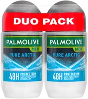 2 X Palmolive Men Pure Arctic Antiperspirantti Roll-On 50Ml (8718951144491)
