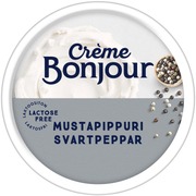 Crème Bonjour 200G Mustapippuri Tuorejuusto Laktoositon (8719200191501)