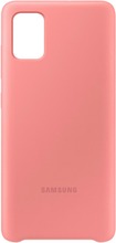 Suoja Galaxy A51 Silicone Cover Pinkki (8806090268533)