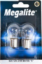 Megalite Autolamppu 12498 12V 21W 2Kpl (8811032570100)
