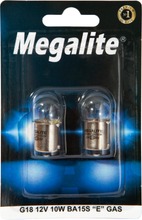 Megalite Autolamppu 12814 12V 10W 2Kpl (8811032570155)