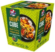 350G Kitchen Joy Thai-Cube Red Curry -Kasviksia Ja Jasmiiniriisiä, Pakasteateria (8858984830524)