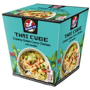 320G Kitchen Joy Thai-Cube Creamy Green Curry -Kanaa Ja Nuudeleita, Pakaste