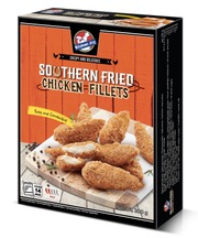 300G Kitchen Joy Southern Fried Chicken Fillets, Marinoitu, Paneroitu Ja Paistettu Kanan Sisäfile, Pakaste (8858984831071)