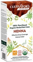 Cultivator's Luomusertifioitu Kasvihiusväri Henna 100G (8906076152051)