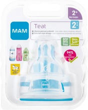 Ainu Mam Teat 2 2Kpl 2+Kk Normaali Silikonipullotutti (9001616003141)