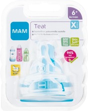 Ainu Mam Teat X 2Kpl 6+Kk Erittäin Nopea Silikonivellitutti (9001616003165)