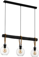 Eglo Riippuvalaisin Roding 880Mm Musta, Ruskea (9002759436186)