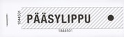 Pääsylippunippu Numeroitu 100 Lippua (9789512390557)