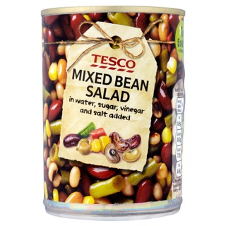 Tesco Mix beans salad vinaigrette 400g (5018374717221)