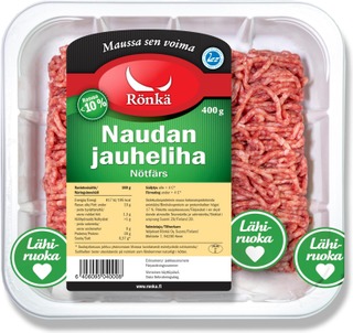 Ronka Naudan Jauheliha 10 400g Ronka Ruoan Verkkokauppa Foodie Fi Tilaa Ruokaa Prismasta S Marketista Alepasta Ja Salesta