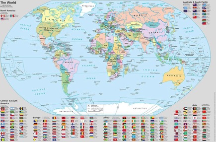 maapallo kartta Kirjoitusalusta Maailman kartta 590x390 mm   Prisma verkkokauppa