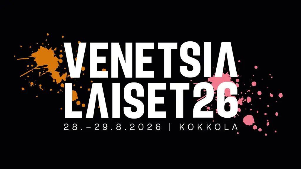 Venetsialaiset 2026 -logografiikka