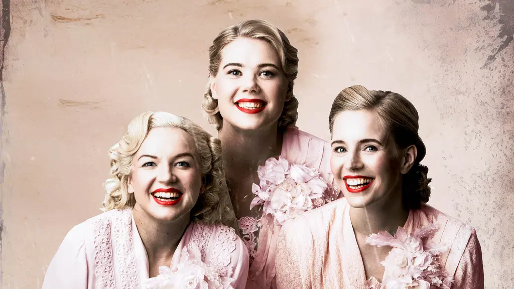 Kuvassa Pyynikin kesäteatterin Harmony Sisters pääosan esittäjät