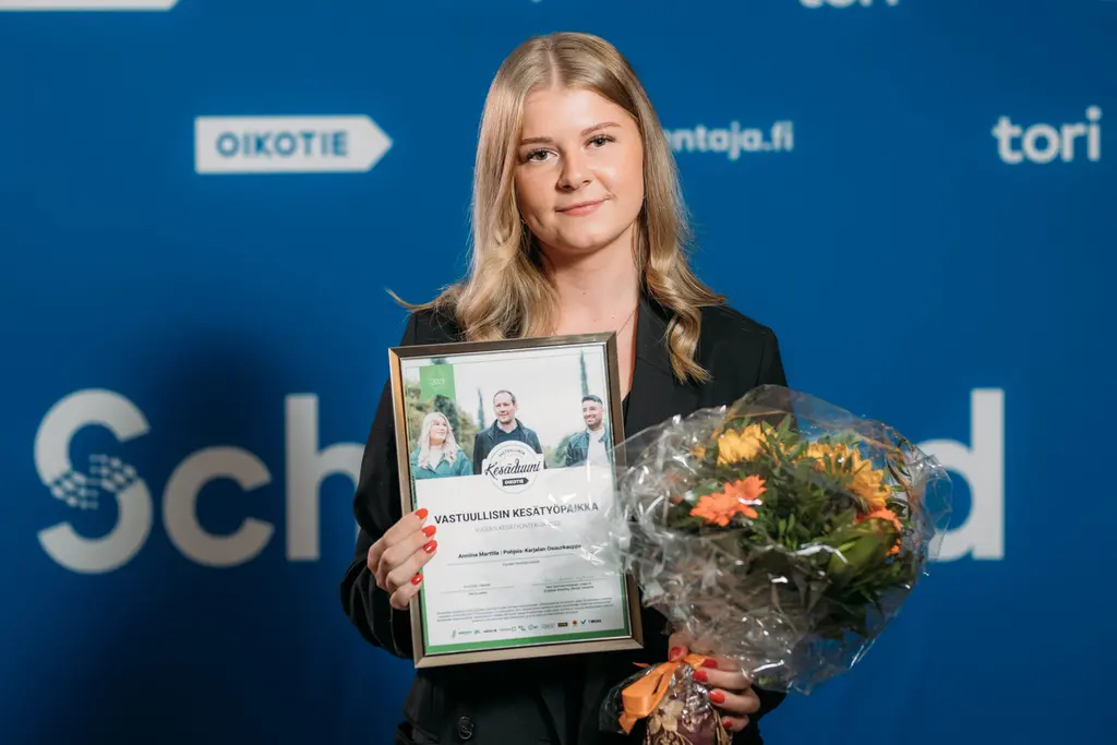 Vuoden kesätyöntekijä 2023 Anniina Marttila