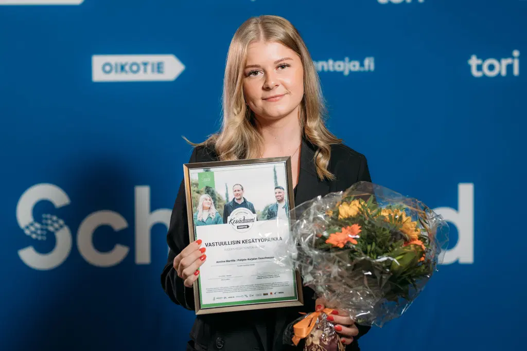 Vuoden kesätyöntekijä 2023 Anniina Marttila
