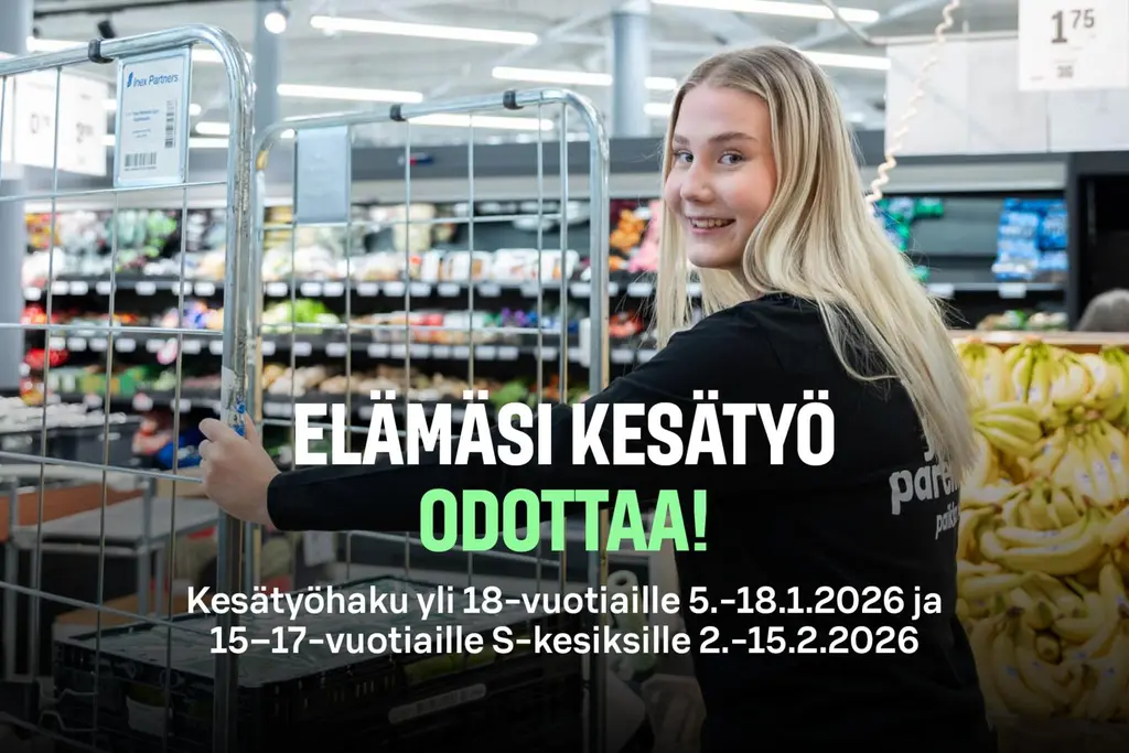 Elämäsi kesätyö odottaa 