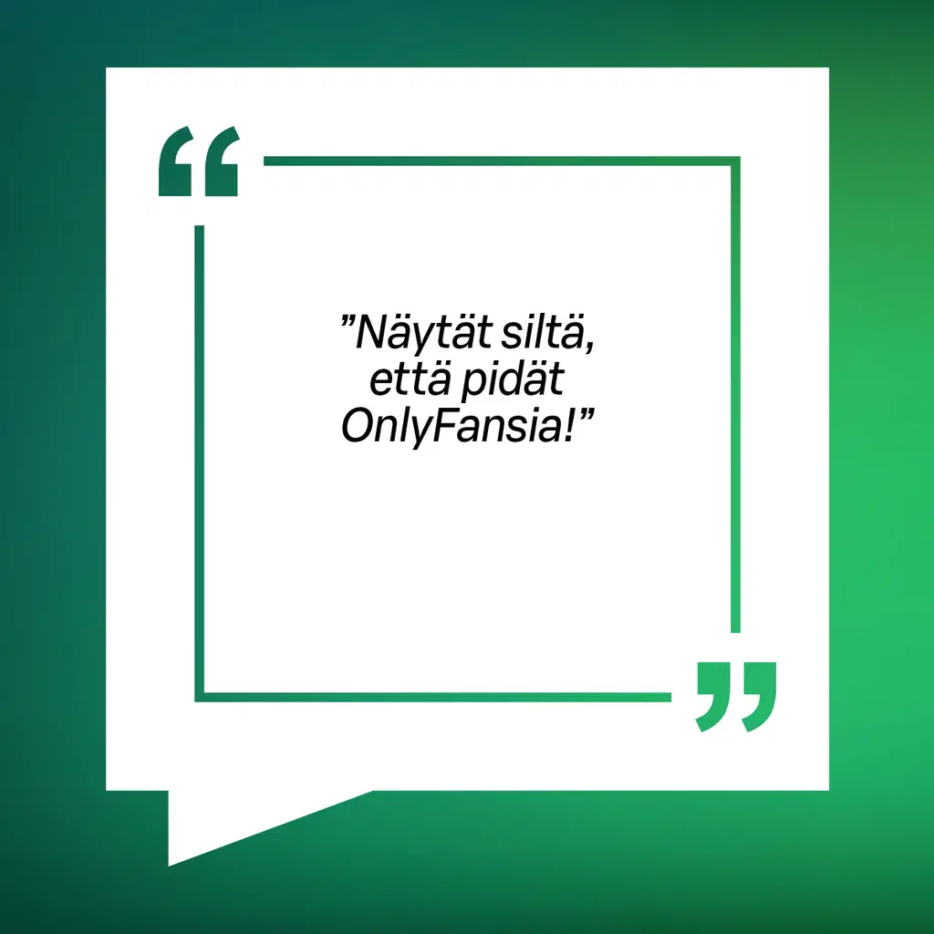 Kohtaa kivasti kommentti